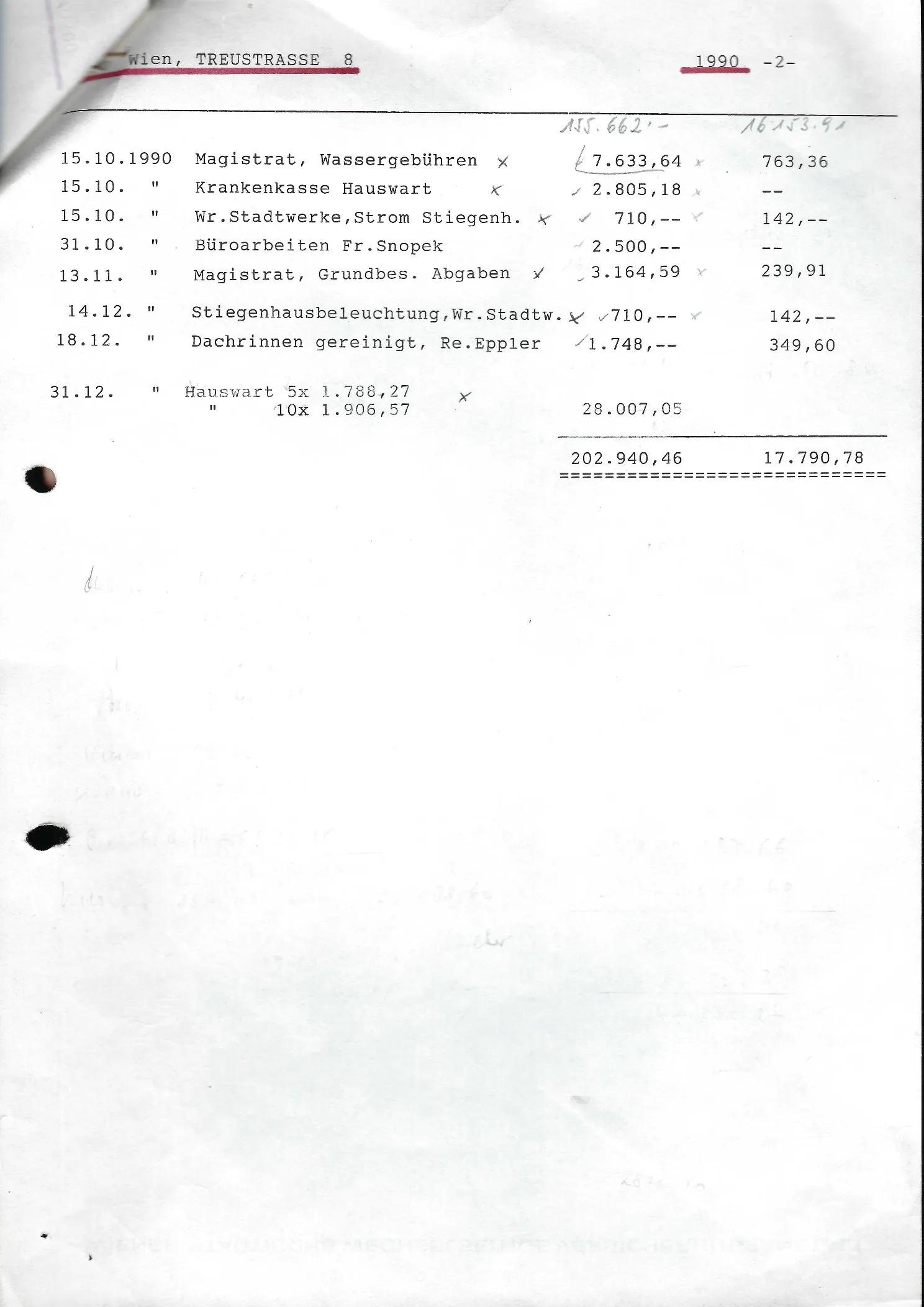 Utility Cost Statement 3